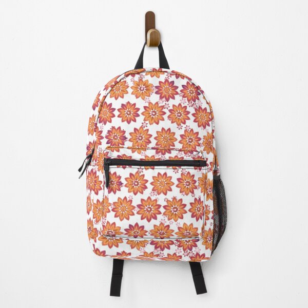 Item preview, Orange and Purple Floral Pattern designed and sold by babymel515.