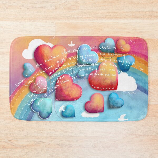 Item preview, Love Heart Rainbow Poem designed and sold by Karin Taylor.