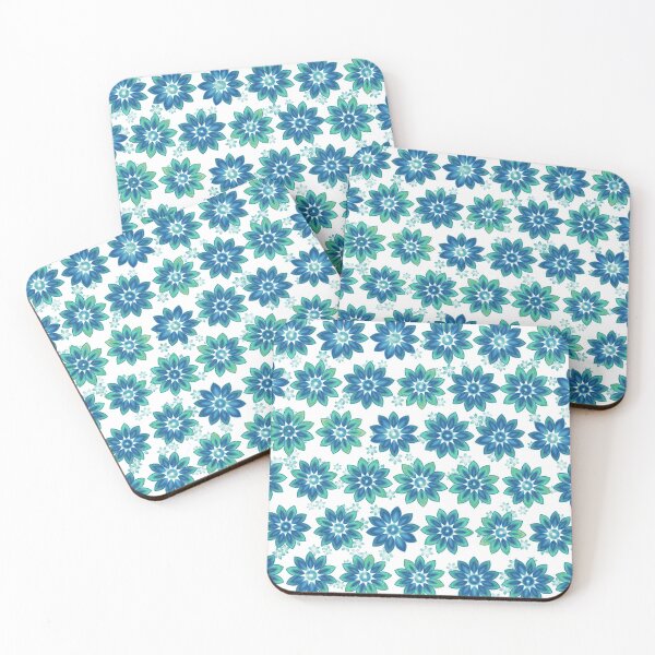 Item preview, Blue and Green Floral Pattern  designed and sold by babymel515.