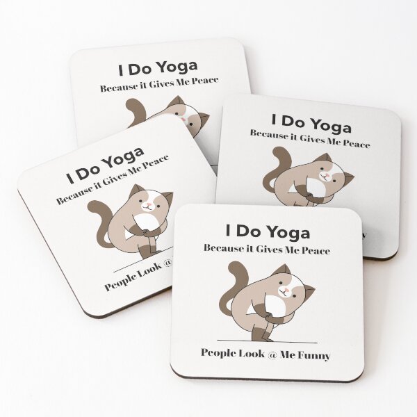 Item preview, Yoga Cat Funny Pose  designed and sold by Susan Pfrender.