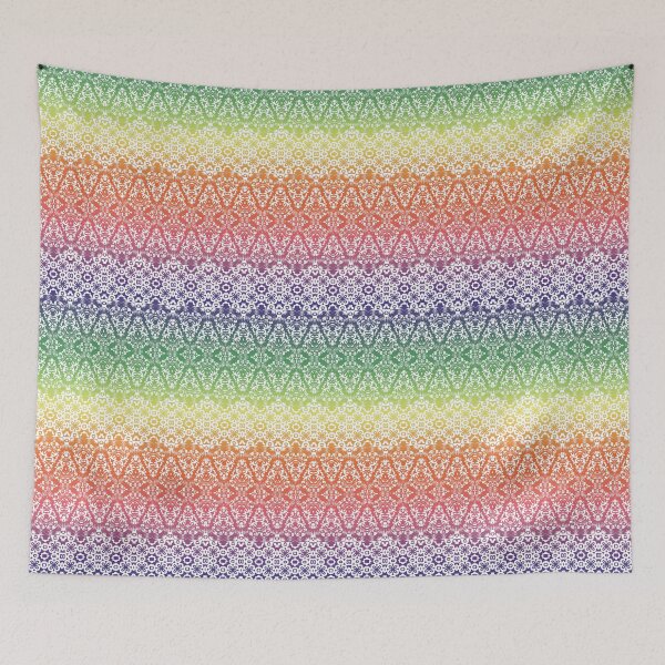Item preview, Rainbow ethnic seamless pattern designed and sold by floraaplus.