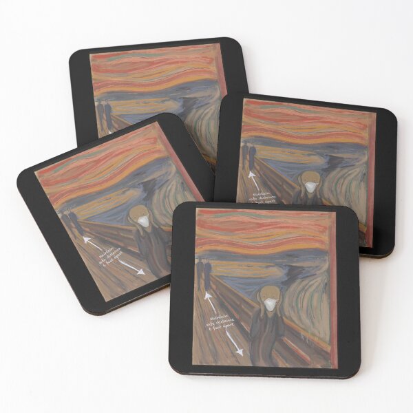 Item preview, The Scream COVID edition designed and sold by Quick Brown Fox Canada.