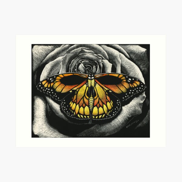 Monarch of Death Art Print