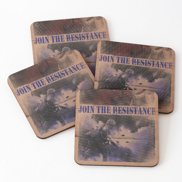 Item preview, Stop the Invaders, Join the Resistance designed and sold by MaddFictional.