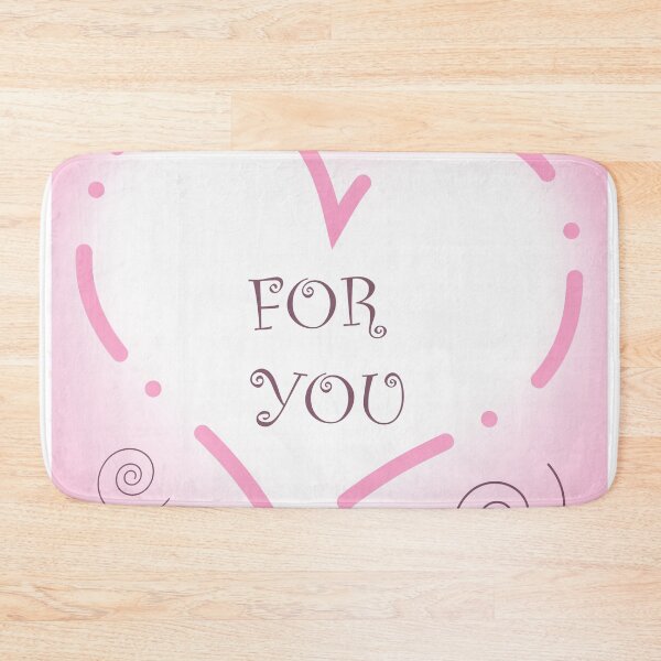 Item preview, pink heart love for you designed and sold by Nikoleta Vukovic.
