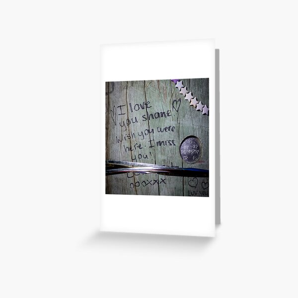 Roadside memorials #16 Greeting Card