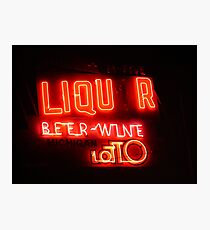 Imperfection In Neon Photographic Print