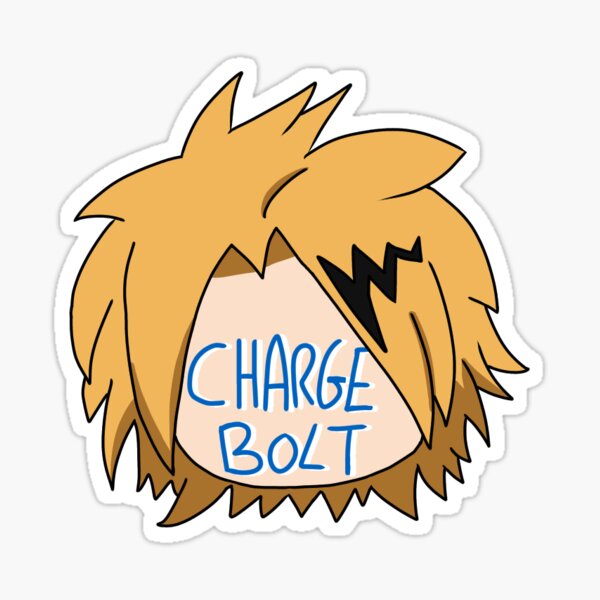 Denki Kaminari Sticker By BlakeYousoro Redbubble