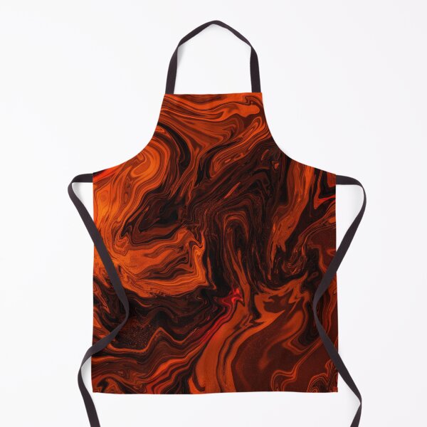 Item preview, Orange and Black Fiery Lava Marble Halloween Abstract designed and sold by Gsallicat.