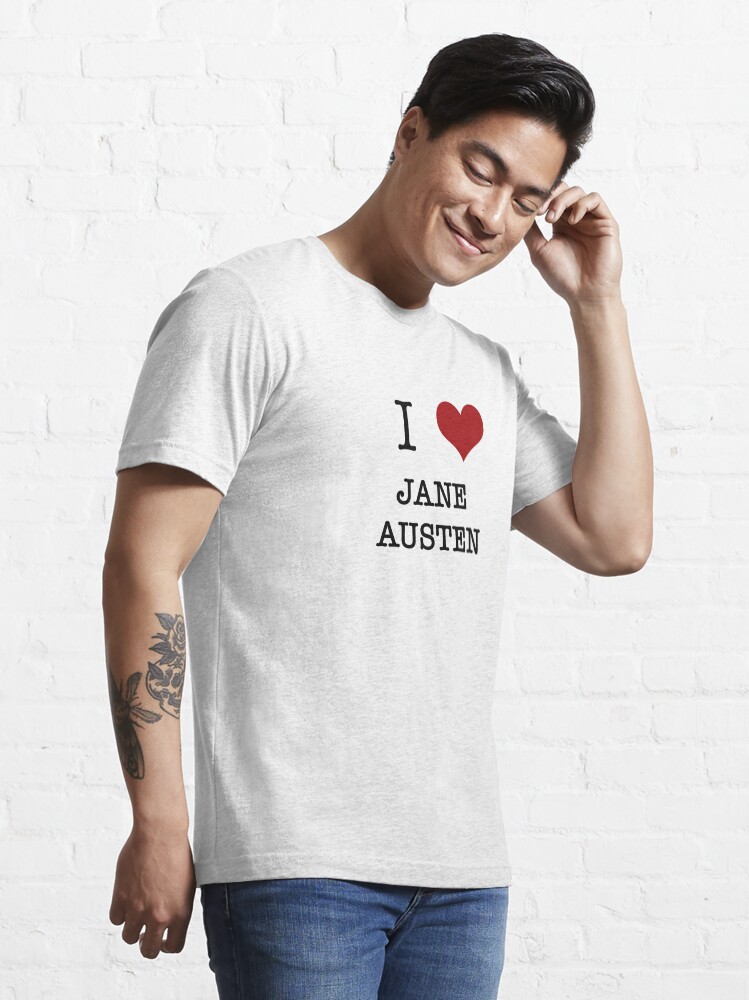 "I Heart Jane Austen" Tshirt by ftskim Redbubble