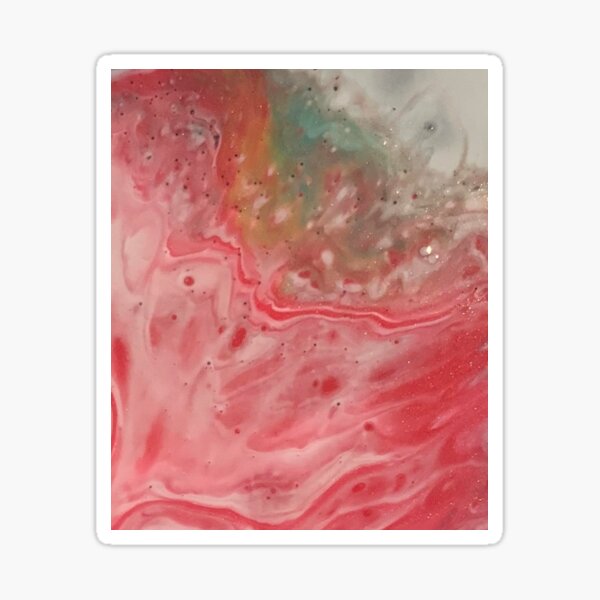 scraped Sticker