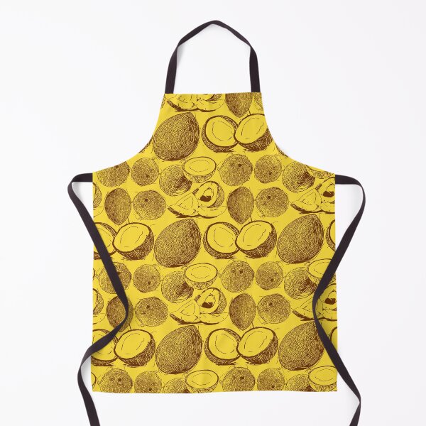 Item preview, Coconuts - Brown and Yellow designed and sold by lolomastudio.