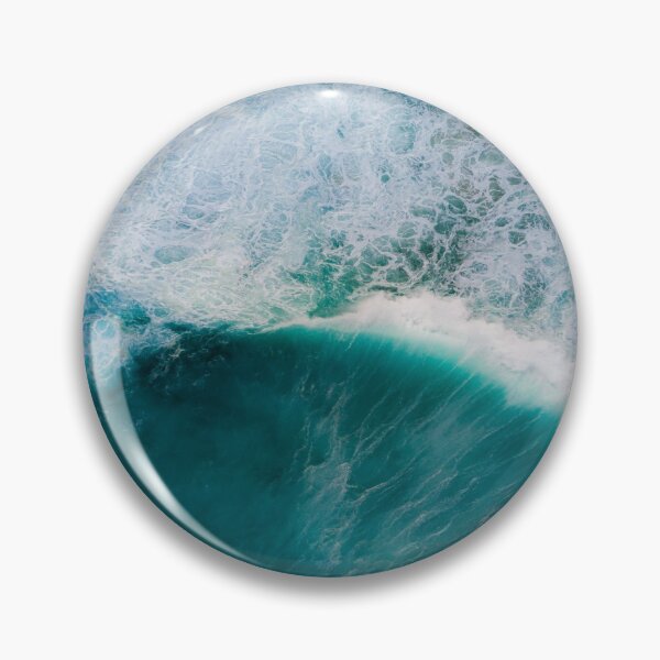Item preview, Blue Crashing Ocean Wave designed and sold by ChezM1989.