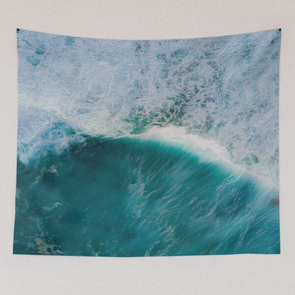 Item preview, Blue Crashing Ocean Wave designed and sold by ChezM1989.