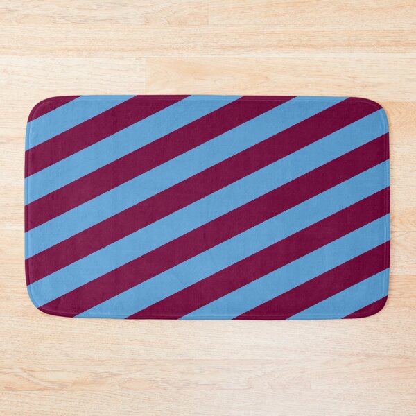 Item preview, Aston Villa Claret and Blue Angled Stripes designed and sold by Sporting Colour.