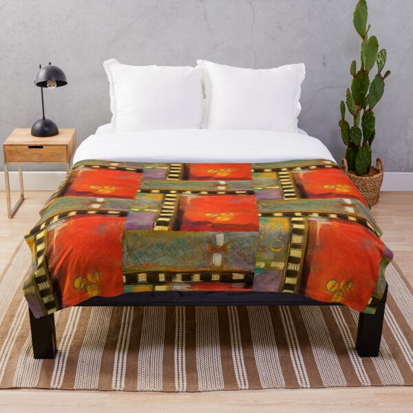Item preview, Modern Grid Hand Painted Abstract Art Design designed and sold by NancyMerkle.