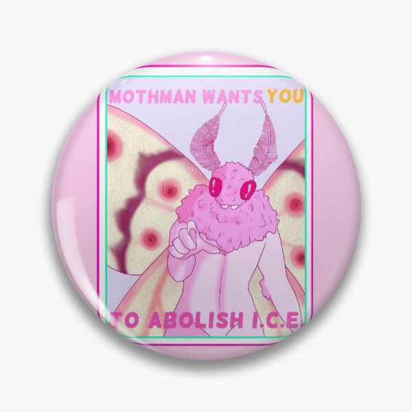 Item preview, Mothman abolish ICE designed and sold by thekidsNCopper.