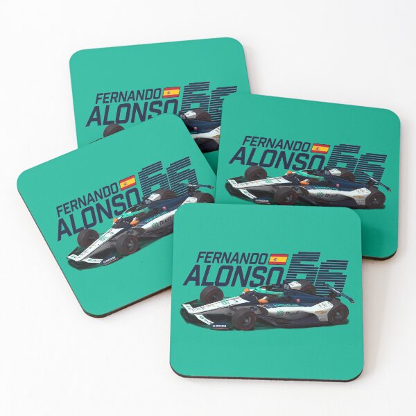 Item preview, Alonso 2020 (blue text on teal) designed and sold by pdas1996.