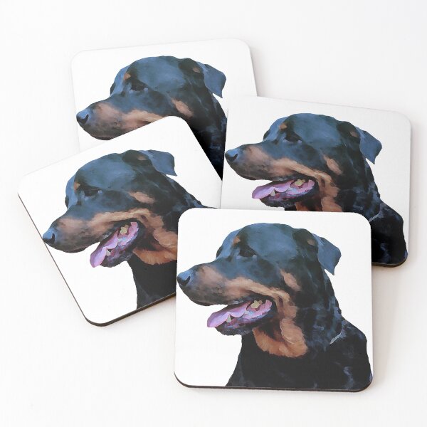 Item preview, Mara magnífica - Rottweiler pintado designed and sold by tictacgraphics.