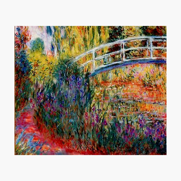 'The Japanese Footbridge' - 'Le Bassin aux Nymphéas' de Claude Monet Photographic Print