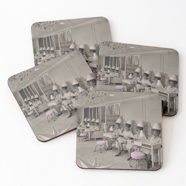 Item preview, Beauty Day vintage sepia hair salon photo designed and sold by Glimmersmith.