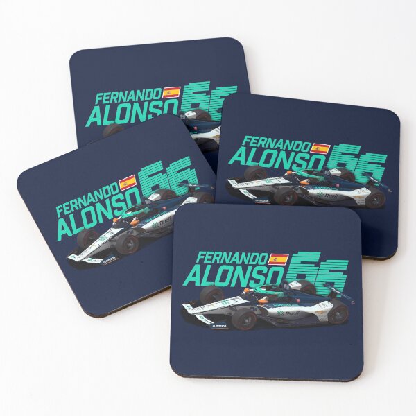 Item preview, Alonso 2020 (teal text on blue) designed and sold by pdas1996.