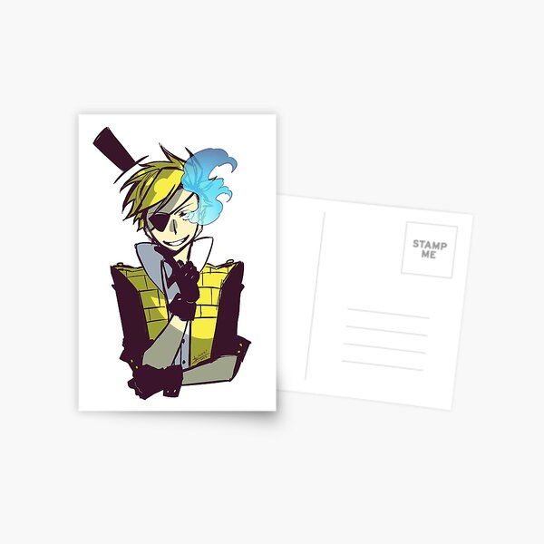 Gravity Falls  Bill Cipher Postcard for Sale by Alex BrennanDent   Redbubble