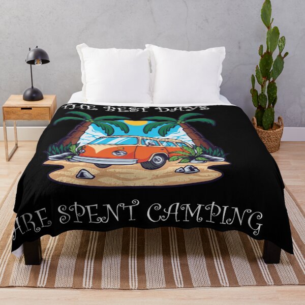 Item preview, the best days are spent camping designed and sold by Skeptikon.