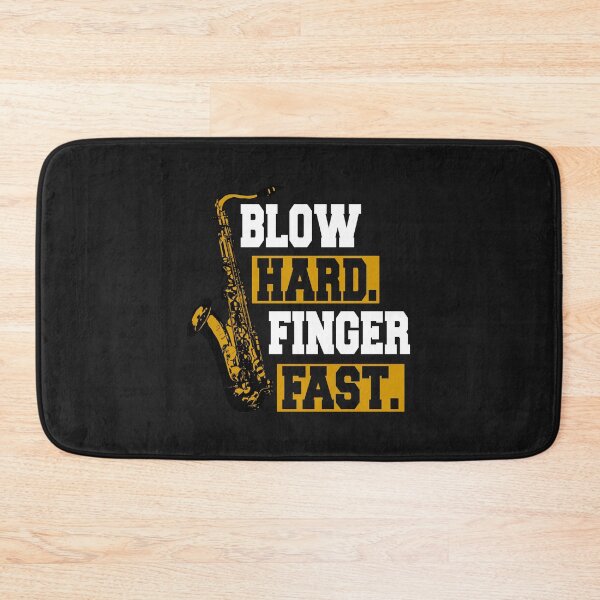 Item preview, Blow Hard Finger Faster Saxophone Player Jazz designed and sold by losttribe.