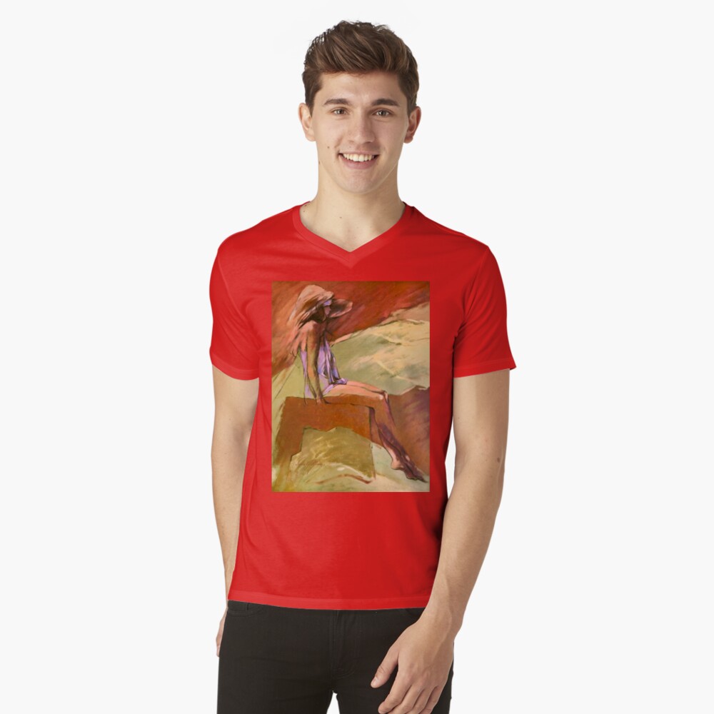 Item preview, V-Neck T-Shirt designed and sold by sara-moon.