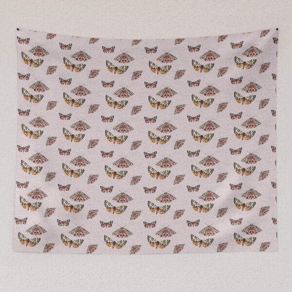 Item preview, Tiger moths pattern designed and sold by theinkydeer.