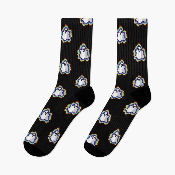 Item preview, Cute Halloween Rainbow Ghost Emoji designed and sold by terrordrome.