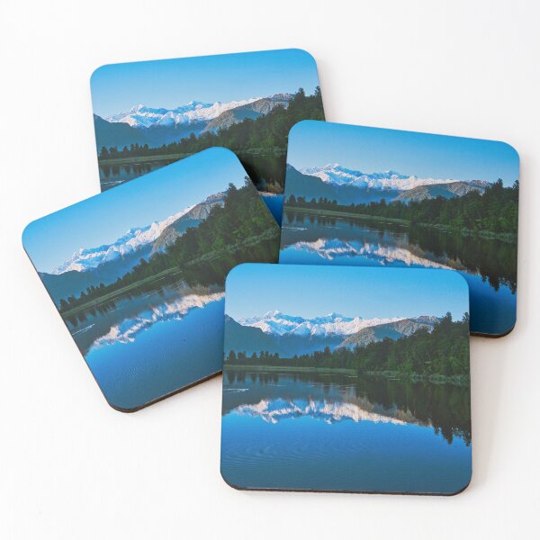 Item preview, New Zealand Alps From Lake Matheson designed and sold by StevenRalserPhoto.
