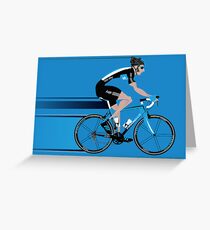 Bradley Wiggins Team Sky Greeting Card