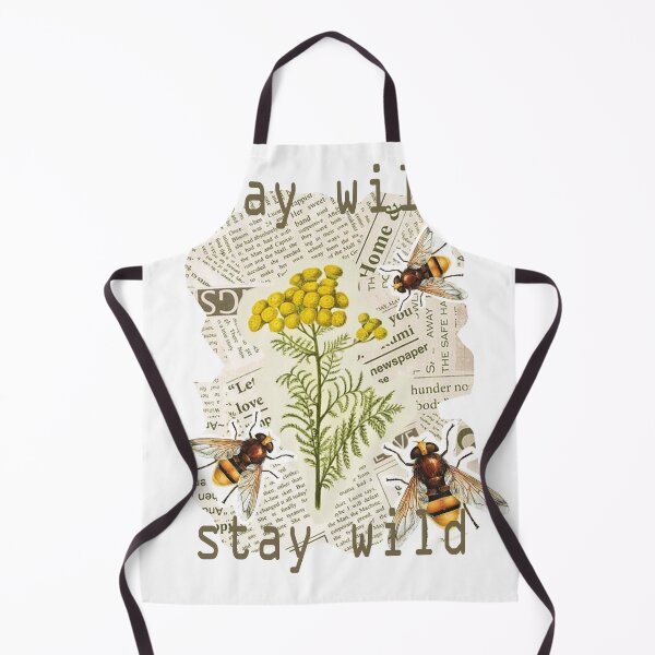 Item preview, nature, bee, nature design, herbs, stay wild designed and sold by Magdalena Teterdynko.