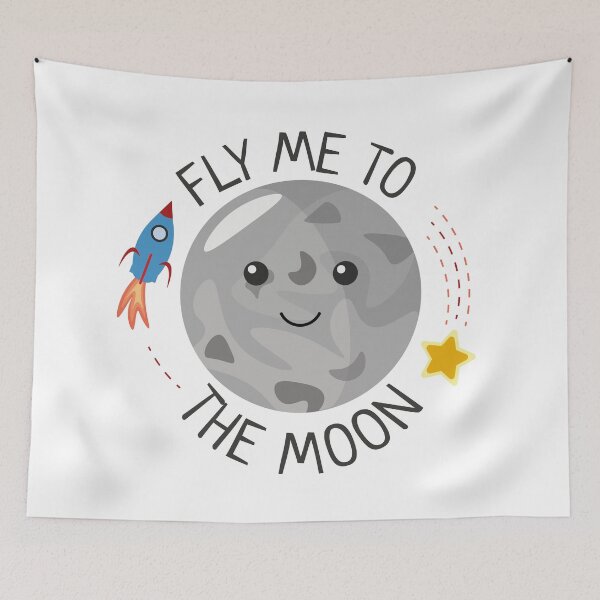 Item preview, Fly Me To The Moon (Light Theme) designed and sold by neurosci.