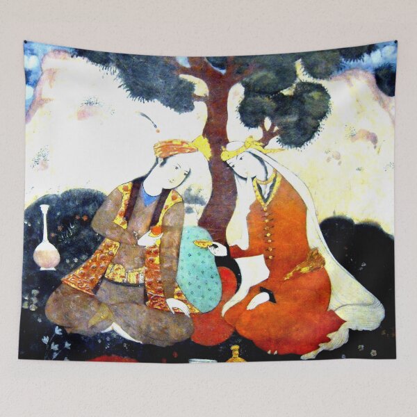 Item preview, Persian Fresco Miniature Picnic in the Garden, Isfahan, Iran designed and sold by worldways.