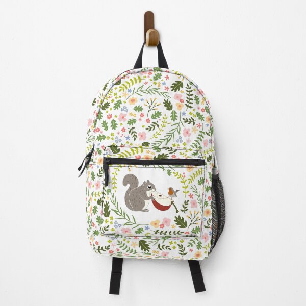 Friendship Squirrel-Robin_BgWhite Backpack