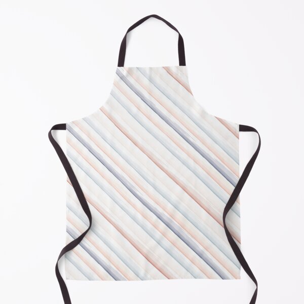 Item preview, Navy Blue and Coral Hand Drawn Diagonal Striped designed and sold by ArtHanbal.