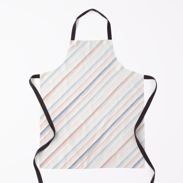Item preview, Navy Blue and Coral Hand Drawn Diagonal Striped designed and sold by ArtHanbal.