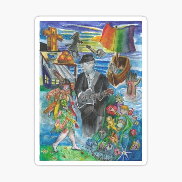 'Suzanne' von Leonard Cohen Sticker