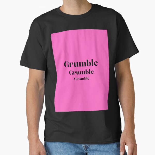 Item preview, Grumble Grumble Grumble in Pink designed and sold by Richard W J Conyard.