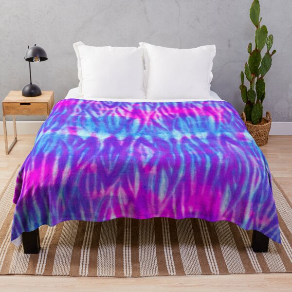Item preview, Bright Blue and Purple Shibori designed and sold by Carolina Diaz.