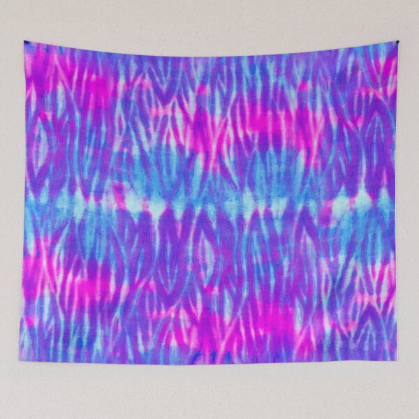 Item preview, Bright Blue and Purple Shibori designed and sold by Carolina Diaz.