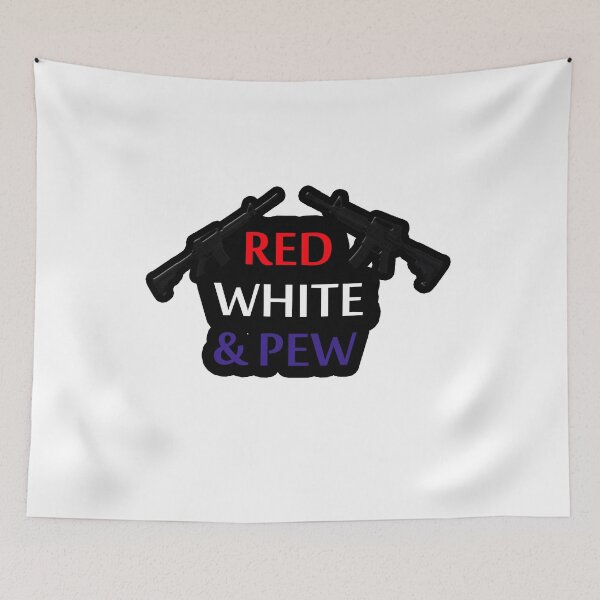 Item preview, Red White & Pew Classic T-Shirt designed and sold by YA45 Store.