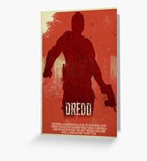 Dredd - I Am The Law Greeting Card