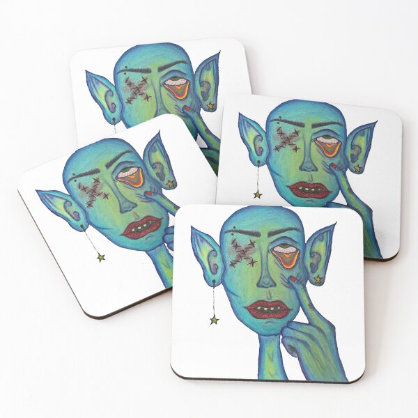 Item preview, blue creature  designed and sold by Taylor  June.