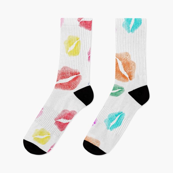 Item preview, colorful lipstick kisses designed and sold by Nikoleta Vukovic.