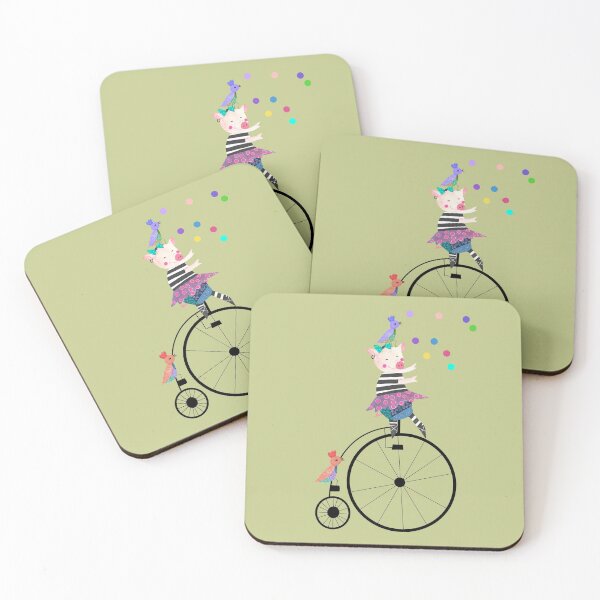 Item preview, Cute juggling pig  birds   designed and sold by Bhargavi  Balachandran.