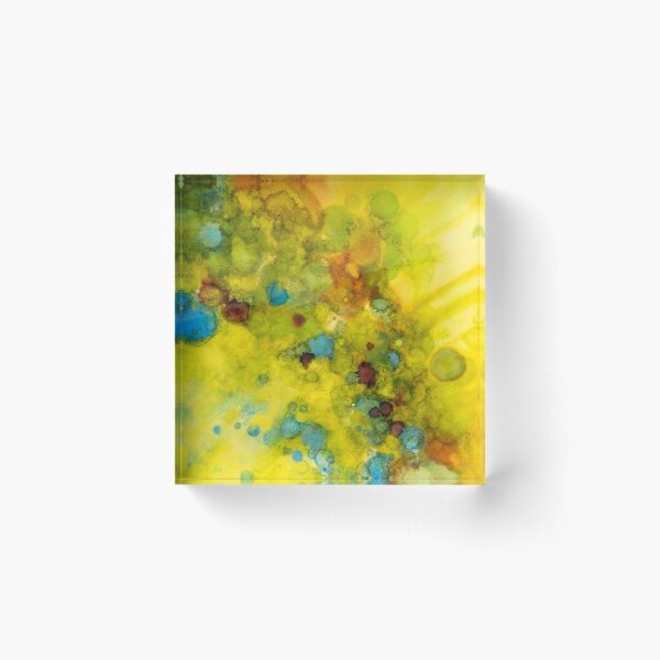 Aperçu de l'œuvre Meadow - Art abstrait à l'alcool créée et vendue par Ilze Lucero.